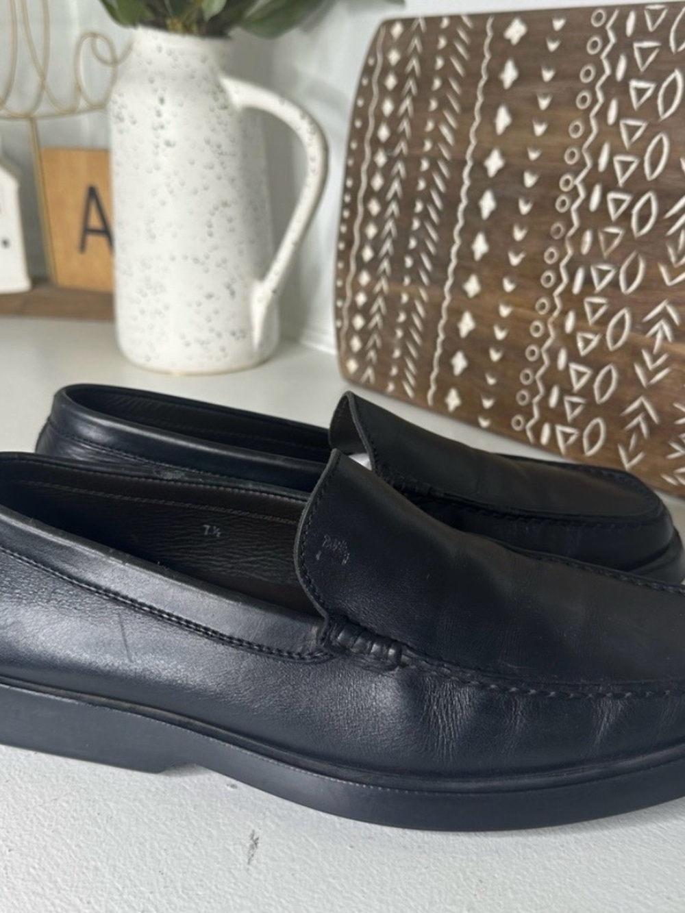 Tod’s Italian Leather Loafers - Womens 10.5 EU size 41 41.5 - Picture 4 of 7